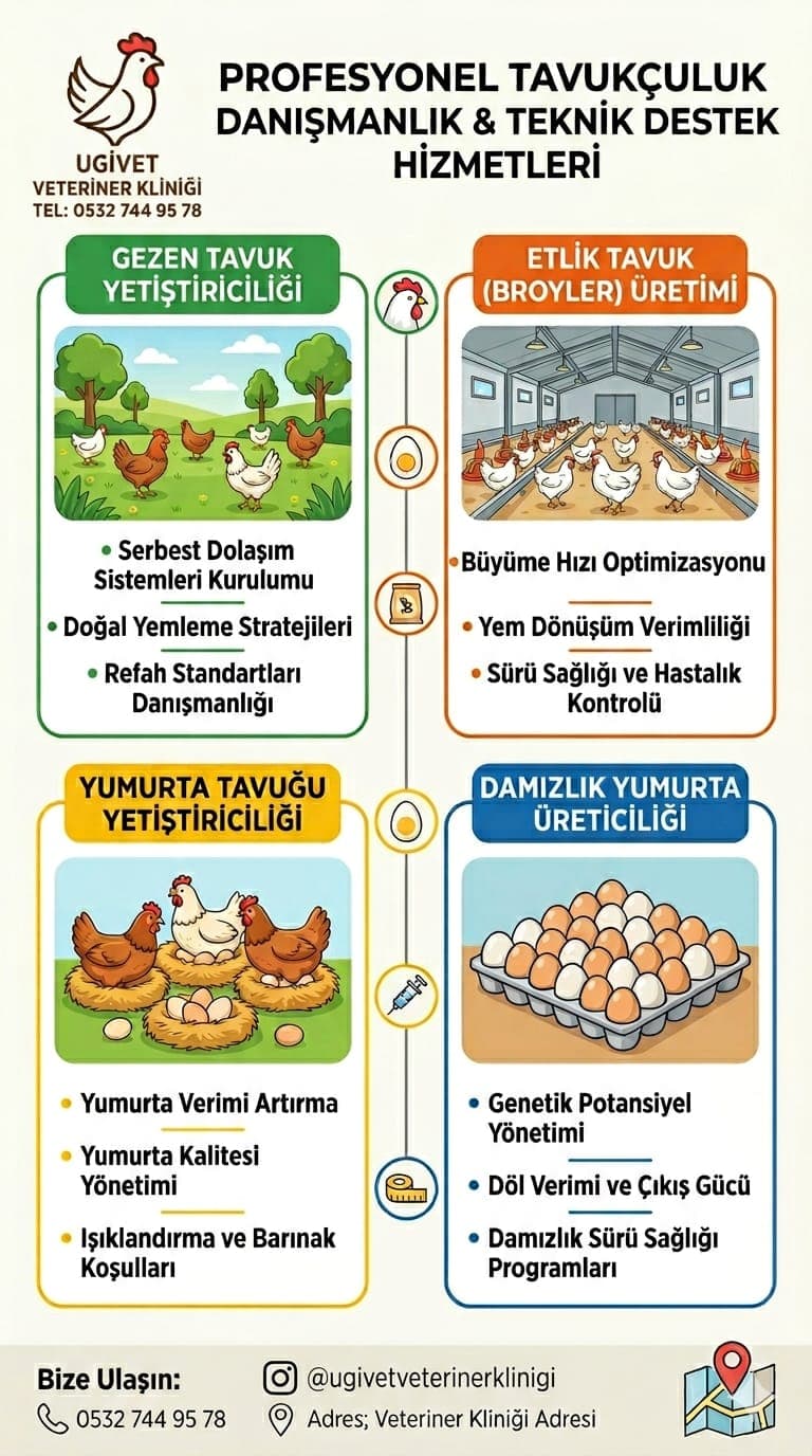 UgiVet profesyonel tavukçuluk danışmanlık ve teknik destek hizmetleri